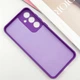 Чохол TPU GETMAN Liquid Silk Full Camera Samsung Galaxy S24 FE Фіолетовий / Purple - зображення 3