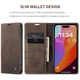 Чехол-книжка CaseMe из нубука для iPhone 11 Pro Тёмно-коричневый - изображение 2