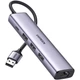 Хаб Ugreen CM475 USB 3.0 - 3xUSB 3.0/Type-C+RJ45(1000M) Ethernet 5 in 1 Hub (60554) - зображення 1