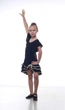 Спідниця для бальних танців Dance&Sport N 089 34/116-122 масло Черний з золотим - зображення 1