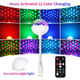 Energolux QR-223 LED 12 режимів, RGB, диско-куля USB для дома та авто, cвітломузика з пультом, лазерний диско проектор 360° з рухливим ефектом, активація під ритм музики - зображення 7