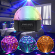 Energolux QR-115 12 цветной, стерео LED RGB, Bluetooth диско-шар, светомузыка с пультом, лазерный диск проектор 360° с подвижным эффектом, активация под ритм музыки - изображение 2