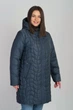 Демісезонна жіноча куртка великого розміру UF-fashion LR -29 58 бірюзовий - зображення 3