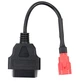 Переходник HONDA 6 Pin - > OBD2 с 6 на 16 pin Черный - изображение 5