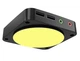 Виносна кнопка увімкнення/вимкнення/перезавантаження ПК TEUCER KG-02 USB 2.0, RESET, POWER, AUDIO, MIC + звук комп'ютера з планкою Чорна - зображення 4