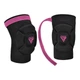 Наколенники спортивные RDX HOSIERY KNEE FOAM K5 BLACK/PINK-M (пара) (HYP-K5BP-M) - изображение 4