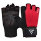 Рукавички для фітнесу RDX W1 HALF RED PLUS-S - изображение 1