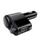 АЗП з FM-модулятором Baseus Locomotive Wireless MP3 Vehicle Charger Black (CCALL-RH01) - изображение 3