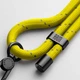 Универсальный ремешок-шнурок для смартфона, Rope, Black Sunflower, нейлоновый, прочный, регулируемый по длине, с держателем для чехлов с вырезом для зарядки, кросбоди, подходит для ношения на шее и через плечо, ArmorStandart (ARM67201) - изображение 1