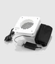 Вытяжка для маникюра встраиваемая Air Max V 7 Pro с белой панелью из нержавеющей стали - изображение 1