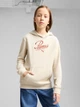Детское худи для девочки Puma Ess Script Tr 68580687 122-128 см Alpine Snow (4067983504198) - изображение 1