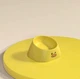 Набор для кормления питомца 5в1 с поилкой Duck двойная миска для собак / котов с отсеком для медленного кормления и вкусняшек, желтый (99042234) - изображение 5