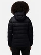 Куртка демисезонная короткая с капюшоном женская Jack Wolfskin Ather Down Hoody W Rds A60330-6000 XS Черная (4064886342636) - изображение 2