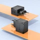 Зарядний пристрій для SAMSUNG (PPS) AS62A Smart GaN 2USB-C/3А/PD45W кабель Type-C/Type-C технологія швидкого зяряджання Mi Turbo 3.0 / багаторівневий захист / смарт ідентифікація - зображення 3