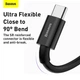 Кабель Baseus USB - Type-C 66W 2м Superior Black (CATYS-A01) - зображення 9