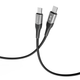 Кабель USB Ridea RC-US42 UltraStrong Type-C to Type-C 60W 1.2m Чорний - зображення 3