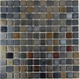 Мозаика АкваМо черная,перламутровая Concrete Black PL 31.7x31.7 стеклянная для ванны, душевой,бассейна за 1 ШТ - изображение 1