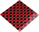 Мозаика Котто GM 4003 CC black/red m 300 х 300 х 4 за 1 ШТ - изображение 2