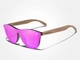 Мужские поляризационные солнцезащитные очки KINGSEVEN W5510 Purple - изображение 3