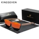 Чоловічі поляризаційні сонцезахисні окуляри KINGSEVEN W5510 Red - зображення 1