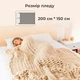Утяжеленный плед из синели крупной вязки 150x200 см, 3,18 кг 4997365 - изображение 9