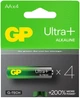 Лужні батарейки GP Ultra Plus Alkaline AA 1.5V 15AUP-U4 LR6 4 шт. (4891199203923) - зображення 1
