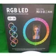 Лампа Кільцева RGB LED (36 cm) 3D-36 - зображення 3