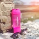 Шейкер спортивний SmartShake Slim 500ml Neon Pink - зображення 4