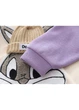 Детский костюм (кофта, штаны) Texier 104см фиолетовый KO554 - изображение 6