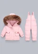 Детский зимний костюм (куртка, полукомбинезон) Motex 86-92см розовый KY281 - изображение 8