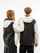 Толстовка унісекс Rains Tops Біло-чорний 2XS/XS (7d1853-OffWhite 2XS/XS) - зображення 2