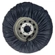 Чохли для коліс R17-R20 з ручками, 4 шт UFT Wheelcover 3L Black - зображення 4