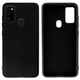 Чехол противоударный Silicone case защита камеры Kassel для Samsung M30S/M21 (03) черный Black - изображение 1