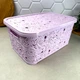 Ажурний кошик для зберігання 10 л з кришкою Бузок - зображення 2