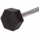 Штанга фиксированная прямая обрезиненная FDSO Rubber Hexagon Barbell TA-6230 10 кг Черный (58508088) - изображение 3
