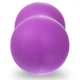 Мяч массажный двойной 14 х 6,5 см для МФР и самомассажа Duoball Zelart FI-7073 фиолетовый - изображение 4