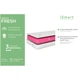Матрас ортопедический Ismart Koala Fresh 80x190 см беспружинный - изображение 5
