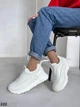 Жіночі кросівки на резинці Yimeili 39р(24.5см) білі шкіряні (535-39) - зображення 4