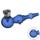 Стеклянная Курительная Трубка Универсальная "Pipe Large Hole Blue" - изображение 1