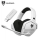 Ігрова гарнітура навушники Nubwo G06 бездротові white Wireless Gaming Headset (90005) - зображення 8