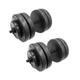 Гантели композитные Newt NE-PL-G-023-2 D, Rock Pro, 2 шт. по 23 кг (NE-PL-G-023-2-RT) - изображение 1
