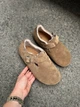Женские зимние клоги ShoesBand Коричневые натуральная замша закрытые на меху 39 (25,5 см) (S99231-2з) - изображение 3