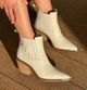 Женские ботинки казаки ShoesBand Молочного цвета натуральная кожа демисезонные 40 (26 см) (S21001-2д) - изображение 8