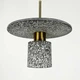 Підвіс Terrazzo Cylinder із сірим бетонним плафоном 30 см у стилі Ар-деко Line.F MJ 162-300 BK - зображення 3