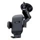 Автомобільний тримач для телефону Baseus UltraControl Go Series Clamp-Type Phone Holder для кріплення на панель/торпедо/лобове скло/дефлектор (C40361600111-00) Black - зображення 6