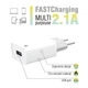Мережевий зарядний пристрій Piko TC-121 (1USBx2.1A) White (1283126492181) Store - зображення 2