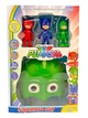 Игровой Набор PJ Masks Маска Гекко зеленая ( Светящие Глаза) + 3 Фигурки Героев " Герои в масках " 3311-3 - изображение 5