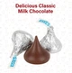 Шоколадні цукерки Hershey's Kisses Heart Cane Milk Chocolate Tubes 63.5г - зображення 4