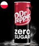 Газований напій Dr Pepper Zero Sugar 330мл - зображення 4