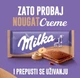 Шоколад Milka Nougat Creme 85г - зображення 3